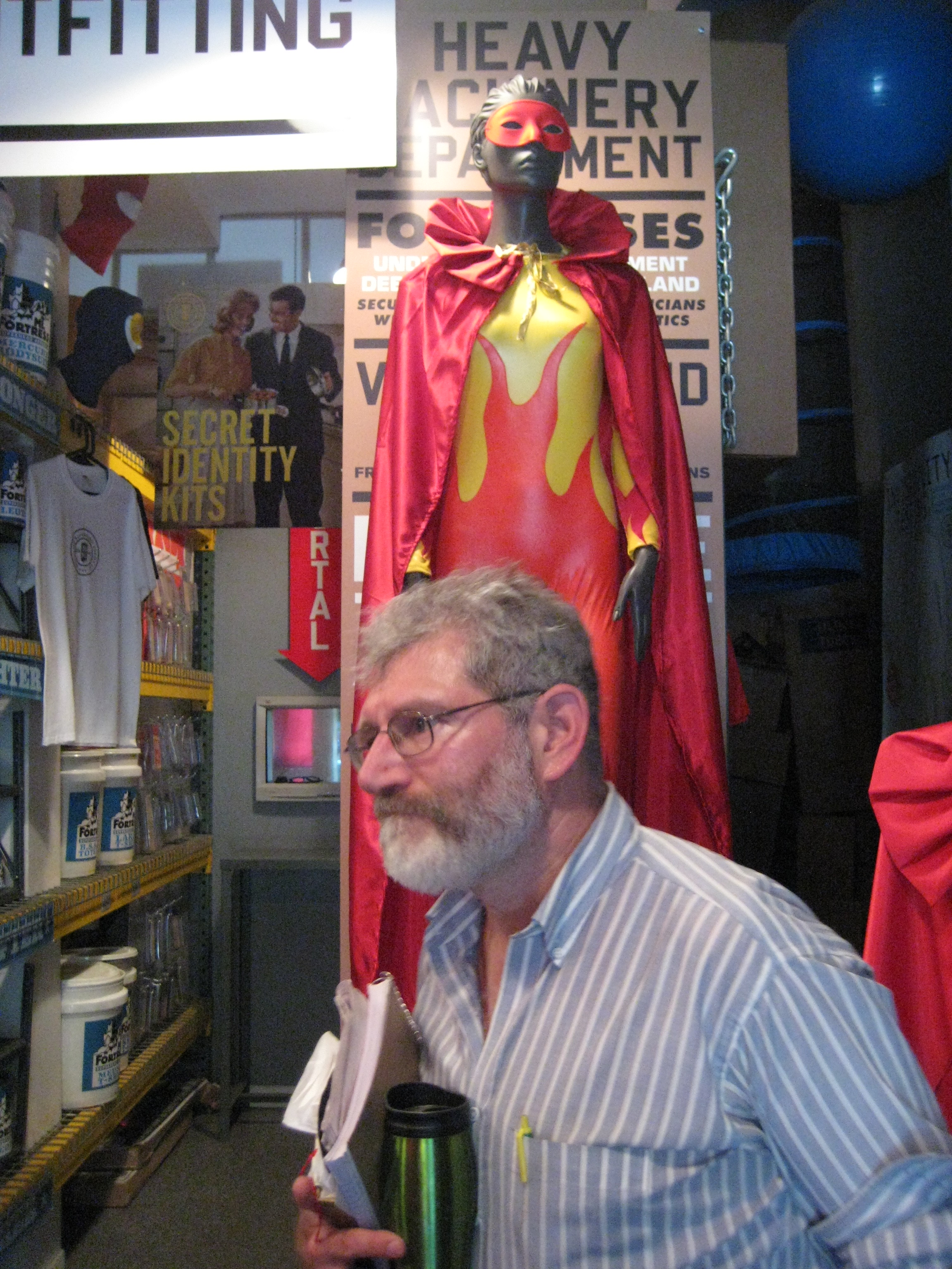 Eric at Superhero Supply Co in New York